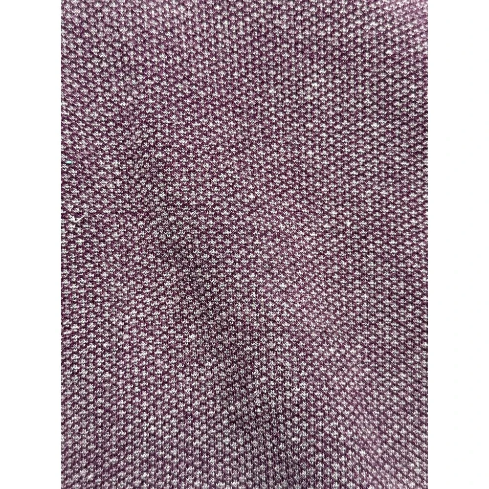 JoS. A. Bank Reserve Sweater Men XL Purple Traditional Fit Quarter Zip Mock Neck